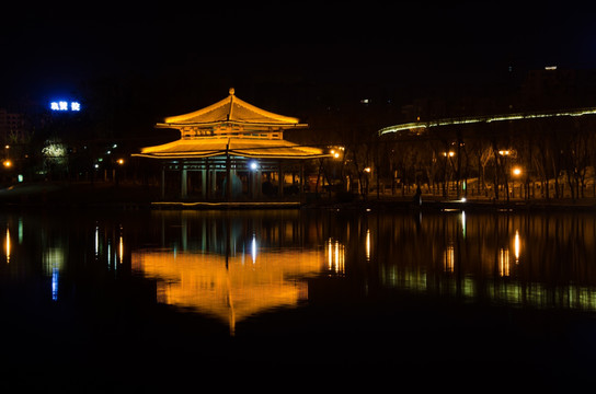 曲江池 夜景