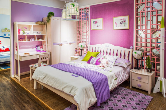 韩式家具 儿童彩色房间