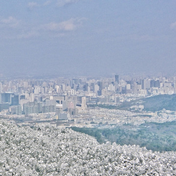 杭州城西雪景