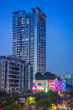 深圳建筑 夜景