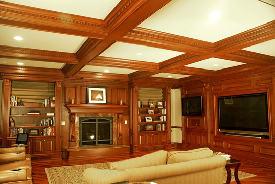 经典欧式整木家居定制之客厅