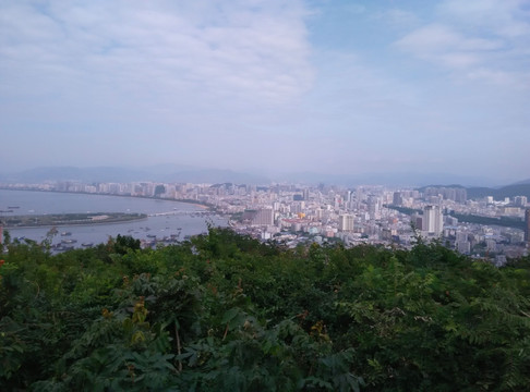 俯视三亚湾