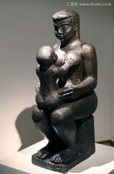树脂卡尔拉的母亲塑像
