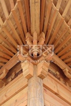 中式传统建筑特写