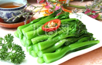 白灼广东菜心