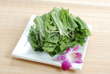 蒜泥炒油麦菜