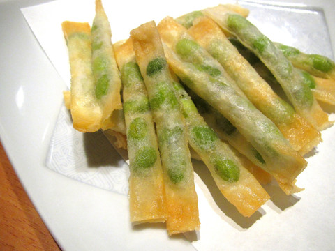 脆炸毛豆 毛豆天妇罗