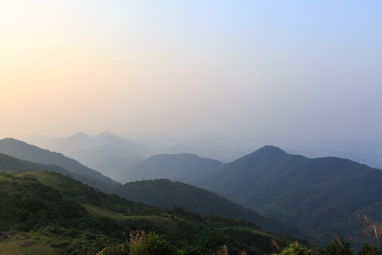 五皇山 日出云海风光