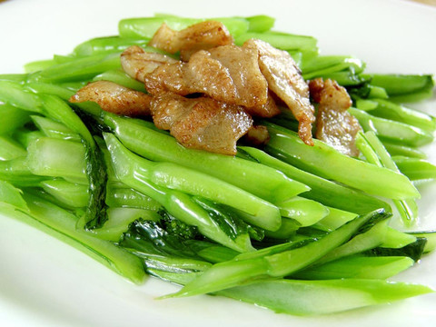 生炒广东菜心