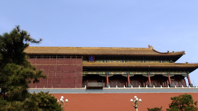 北京故宫紫禁城城门 端门