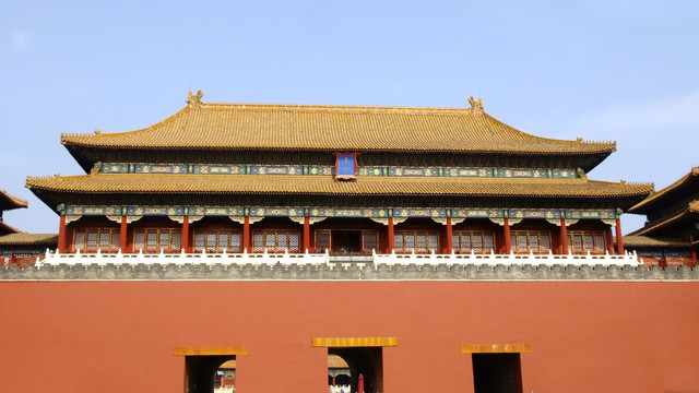 北京故宫紫禁城城门 午门
