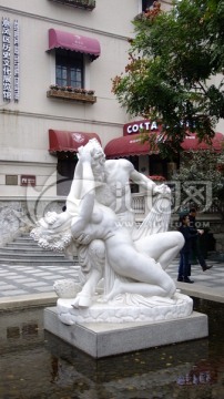 天津意大利风情街 西方雕塑艺术
