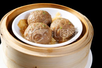 港式鲜竹牛肉球