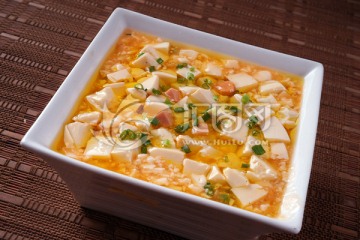 咸黄豆花