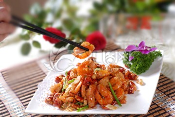 炒海虾