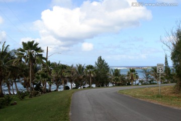 塞班岛路边风景