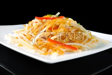 土豆丝炒粉条
