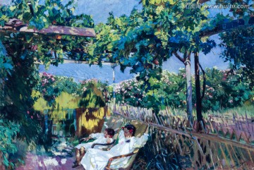 华金索罗拉 抽象风景油画