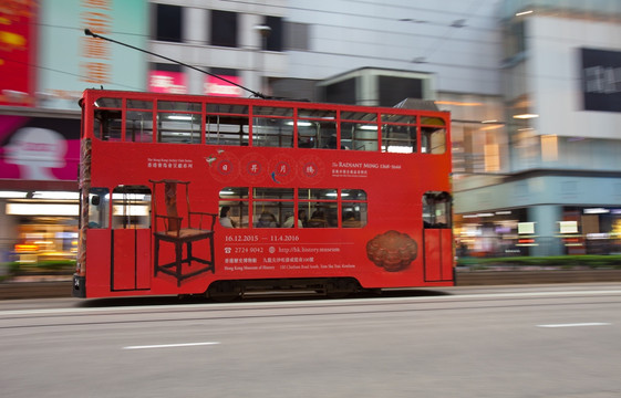 香港街景 有轨电车