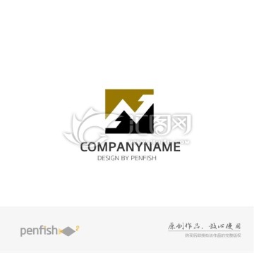 字母N创意时尚logo