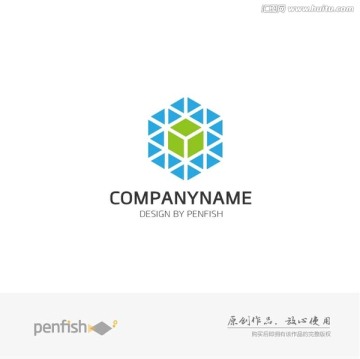 立方体logo包含字母Y