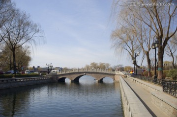 北京什刹海金锭桥