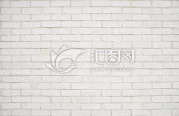 高清白色砖墙背景