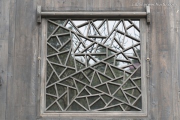 中式木格窗