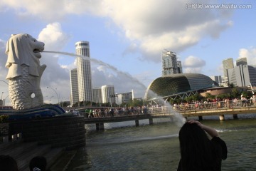 鱼尾狮公园 海滨风光