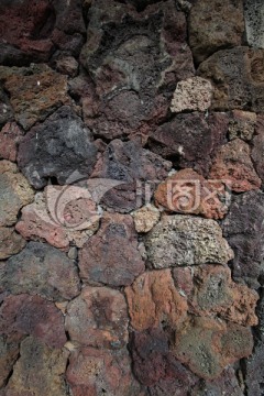 火山石墙