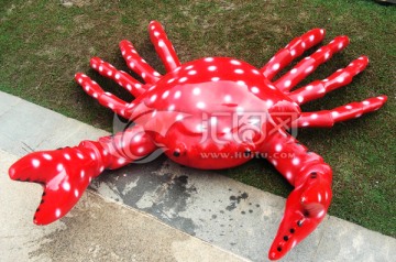 螃蟹 雕塑品