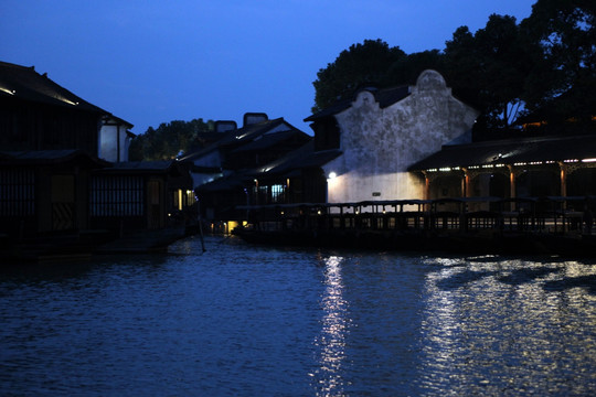 乌镇西栅夜景