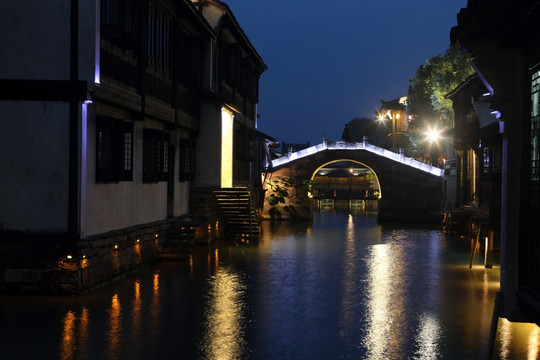 乌镇西栅夜景