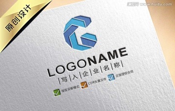 C字母立体LOGO