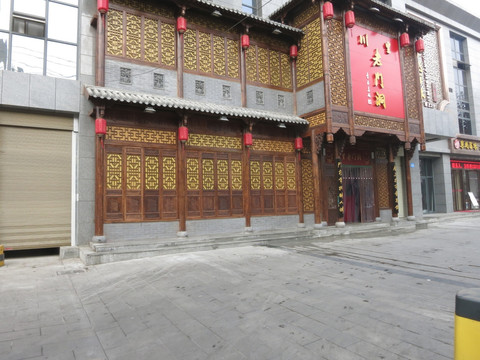 唐语砖雕餐饮酒店实景