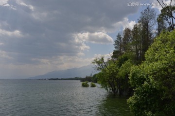 湖景