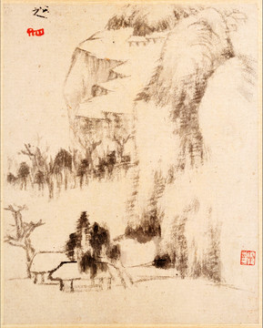 八大山人 山水画