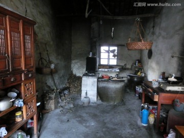 农村 旧厨房