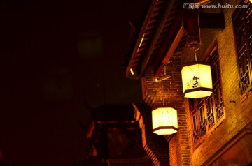 成都锦里夜景