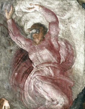 教堂人物壁画 米开朗基罗作品