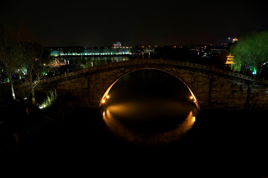 苏州 古运河 夜景