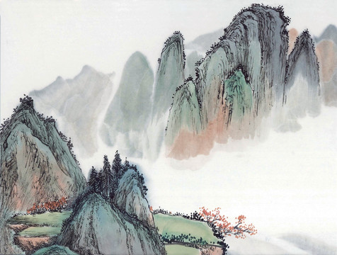 水墨画 山水画