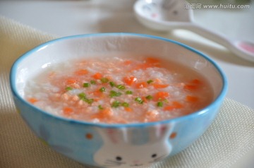 三文鱼蔬菜粥