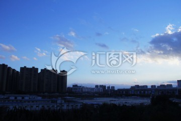 城市 都市风光城市建设 螺蛳湾