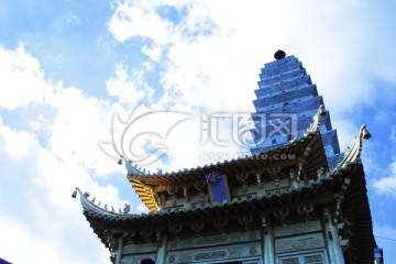 佛塔 寺庙 金塔 佛教