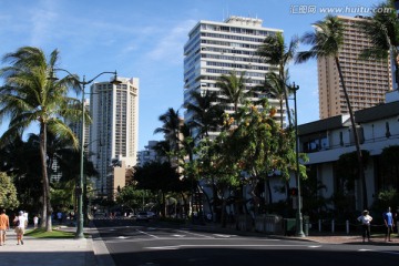 夏威夷街头