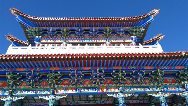 城楼飞檐