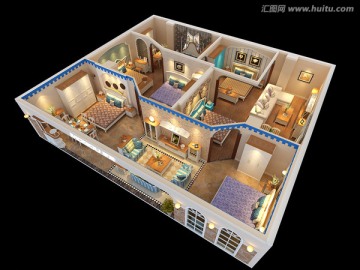 摩高家具展厅3D模型