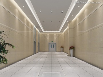 电梯间3D模型