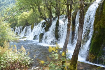 九寨沟瀑布